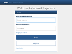 'allpayments.net' screenshot