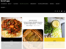 'bestofvegan.com' screenshot