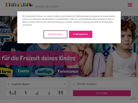 'kindaling.de' screenshot