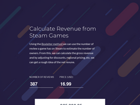 steam-revenue-calculator.com Traffic Analytics, Ranking ...