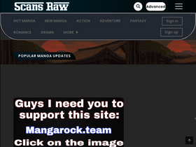 'scansraw.com' screenshot