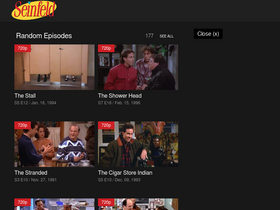 'watchseinfeld.com' screenshot