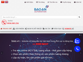 'baoanjsc.com.vn' screenshot