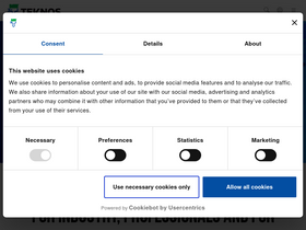 'teknos.com' screenshot
