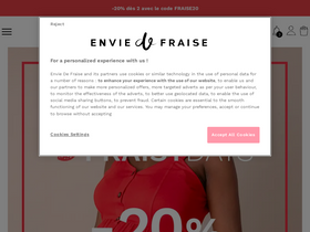 'enviedefraise.fr' screenshot