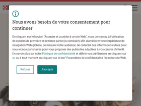 'purina.fr' screenshot