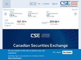 'thecse.com' screenshot