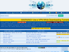 'eztv.tf' screenshot