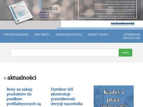 'rachunkowosc.com.pl' screenshot