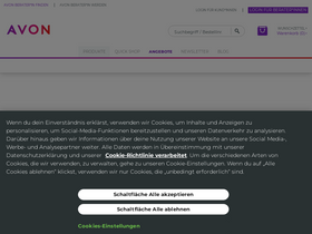 'avon.de' screenshot