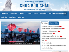 'chuabuuchau.com.vn' screenshot