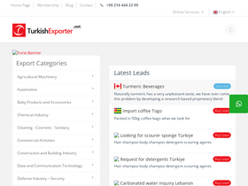 'turkishexporter.net' screenshot