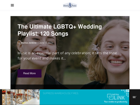 'weddingfrontier.com' screenshot