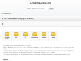 'servicemanuals.us' screenshot