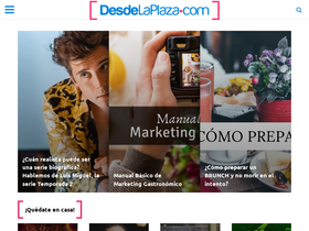 'desdelaplaza.com' screenshot