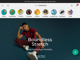 lovepangolin.in homepage screenshot