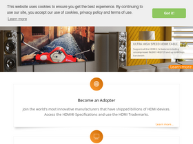 'hdmi.org' screenshot