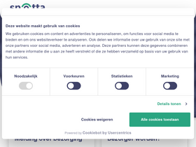 'spotta.nl' screenshot