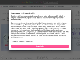 'parfumdreams.cz' screenshot