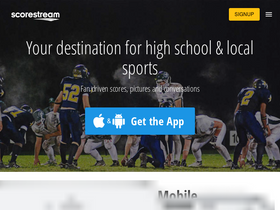'scorestream.com' screenshot