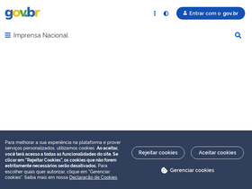 'in.gov.br' screenshot