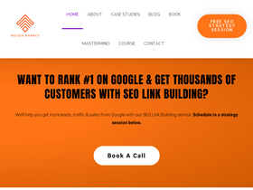 'juliangoldie.com' screenshot