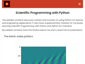 'scipython.com' screenshot