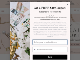 'daintyjewells.com' screenshot