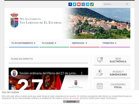 'aytosanlorenzo.es' screenshot