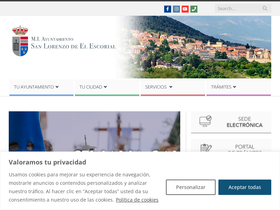 'aytosanlorenzo.es' screenshot