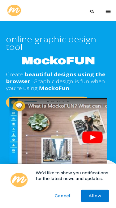 The Best Online Graphic Design Tool - MockoFUN