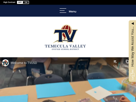 'tvusd.k12.ca.us' screenshot
