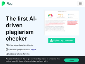 'plag.ai' screenshot