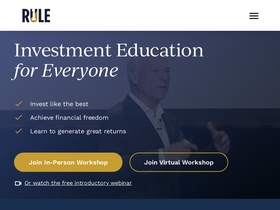 'ruleoneinvesting.com' screenshot