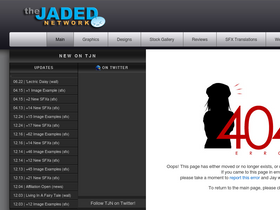 'thejadednetwork.com' screenshot