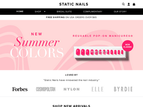 'staticnails.com' screenshot