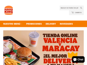 burgerkingve.com homepage screenshot