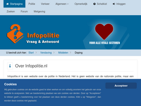 'infopolitie.nl' screenshot