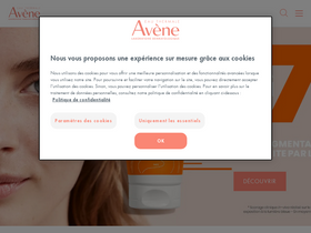 'eau-thermale-avene.fr' screenshot