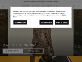 'stellamccartney.com' screenshot
