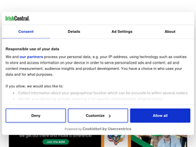'irishcentral.com' screenshot