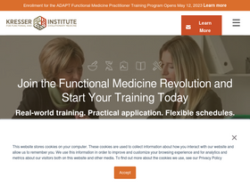 'kresserinstitute.com' screenshot