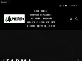 picken.ca homepage screenshot