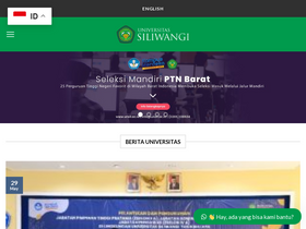 'unsil.ac.id' screenshot