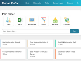 'rumuspintar.com' screenshot