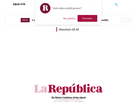 'larepublica.cat' screenshot