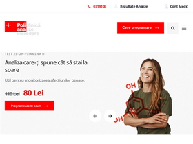 'poliana.ro' screenshot