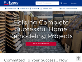 'prosourcewholesale.com' screenshot