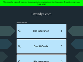 lavendya.com homepage screenshot