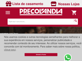 'precolandia.com.br' screenshot